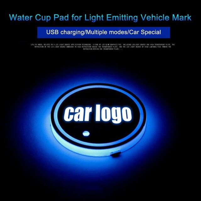 LED Auto Getränkehalter Beleuchtung (2er Set) –