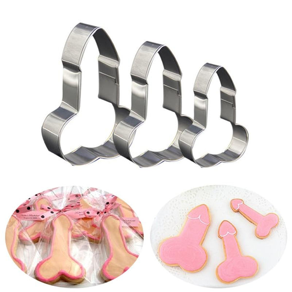 Penis biscuit cutter (set of 3)