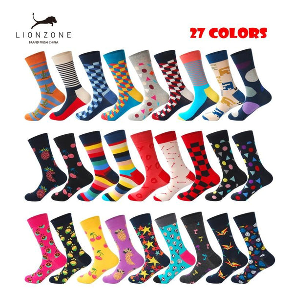 Colorful unisex socks - one size (38 - 44)