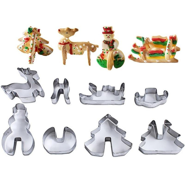 3D Christmas cookie cutters
