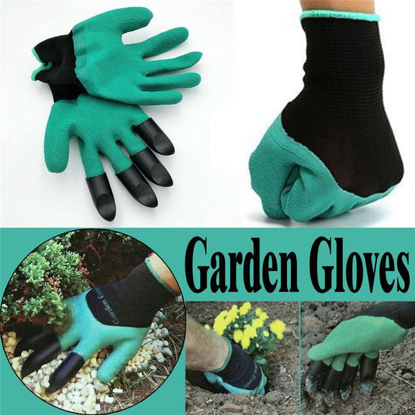 Gardening gloves with grave claws