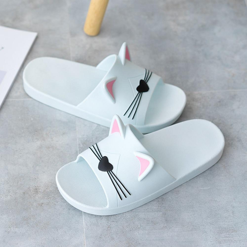 Flip-flops with cat ears