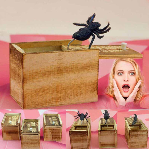 Scherz Spinnen Box - Schreckliche Kiste